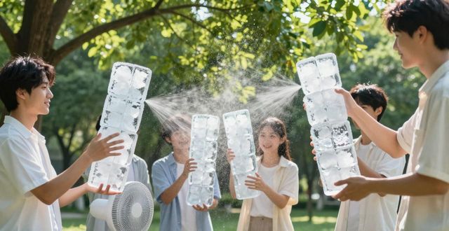 大冰块降温方法_岳麓区夏季防暑降温大冰块_大冰块户外活动使用时长